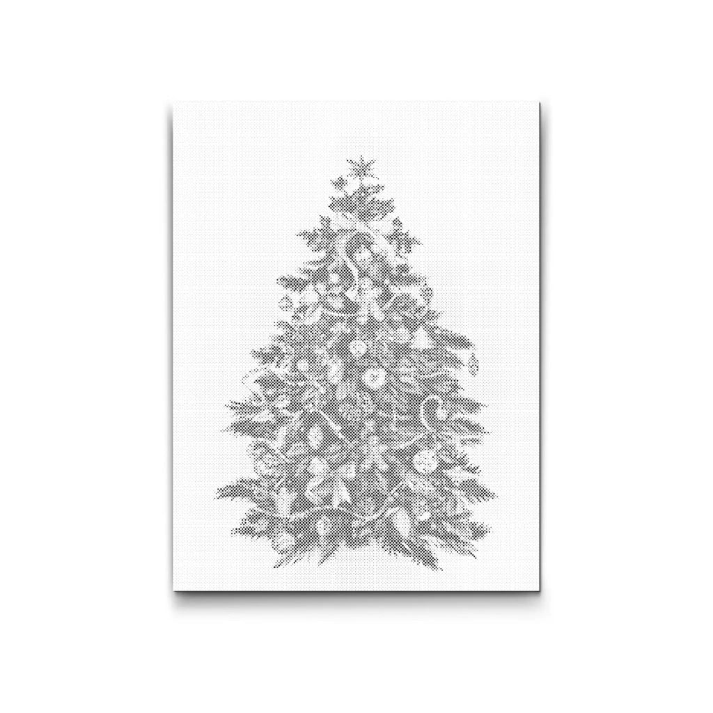 punktmalerei weihnachten – kreative dot painting motive