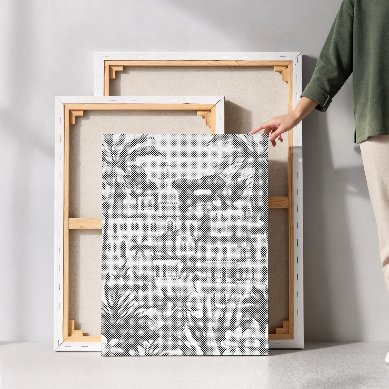 Dot Painting kits with cities, landmarks and buildings from Paint By Dots