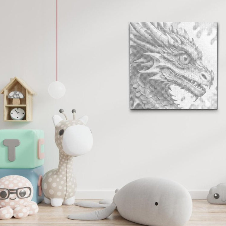 punktmalerei chinesischer drache diy set