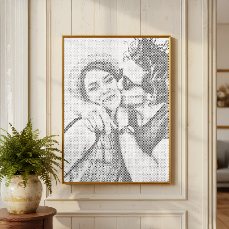 DEIN FOTO ALS DOT PAINTING