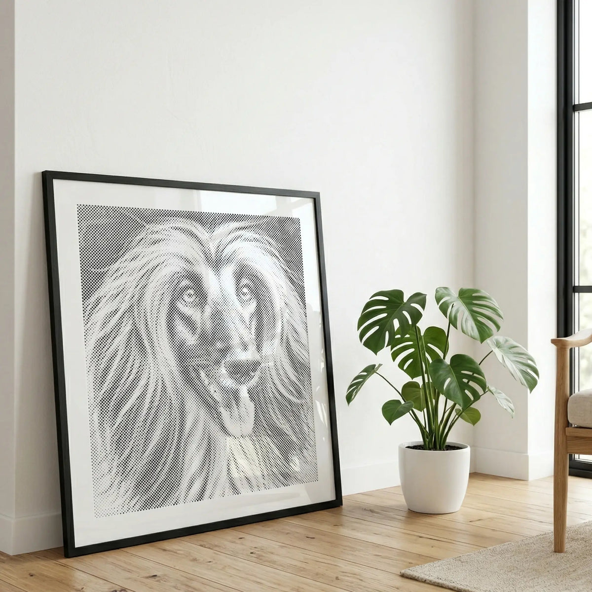 Afghan Hound | Dot Painting Kit finished dot painting artwork