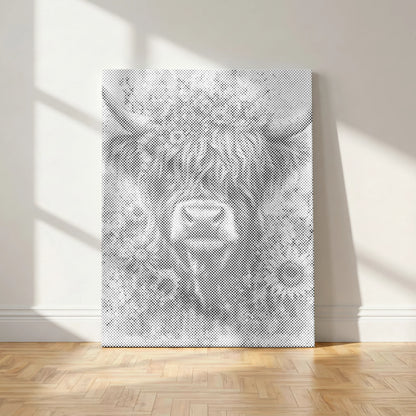 Highland Bloom | Dot Painting