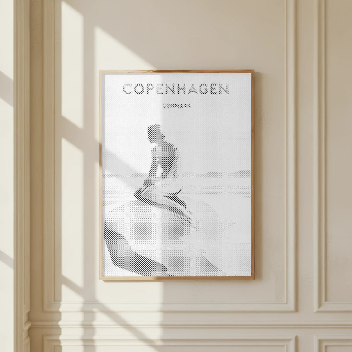 Little Mermaid Copenhagen | Dot Painting Kit finished dot painting artwork