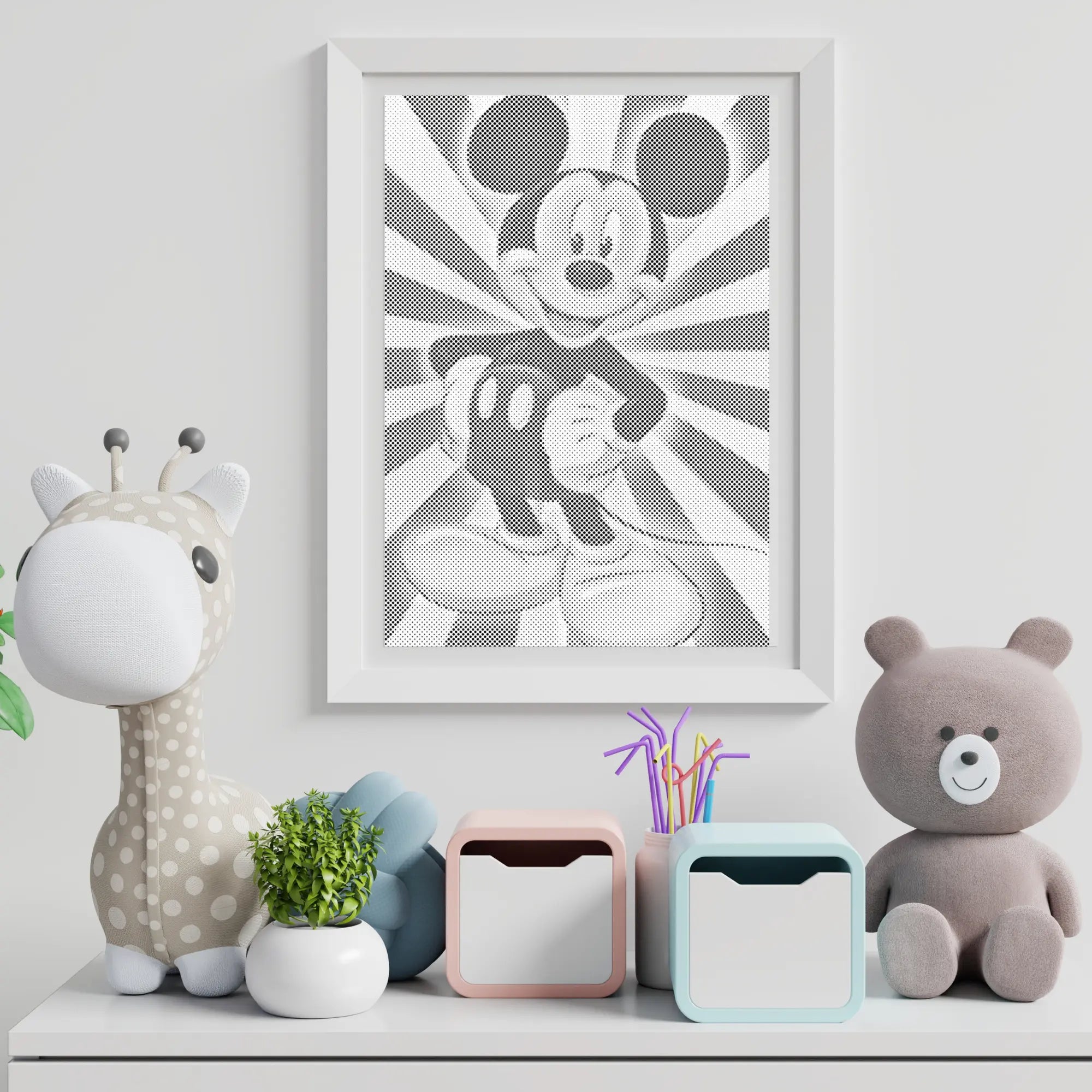 Mickey Mouse Dot Painting Kit
