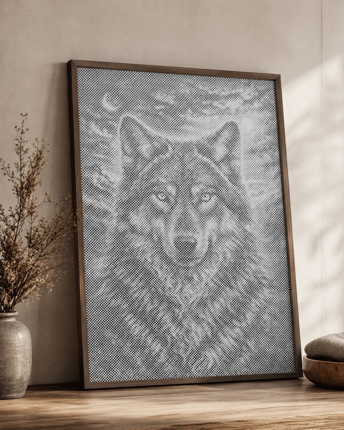 Moonlit Wolf| Dot Painting Kit