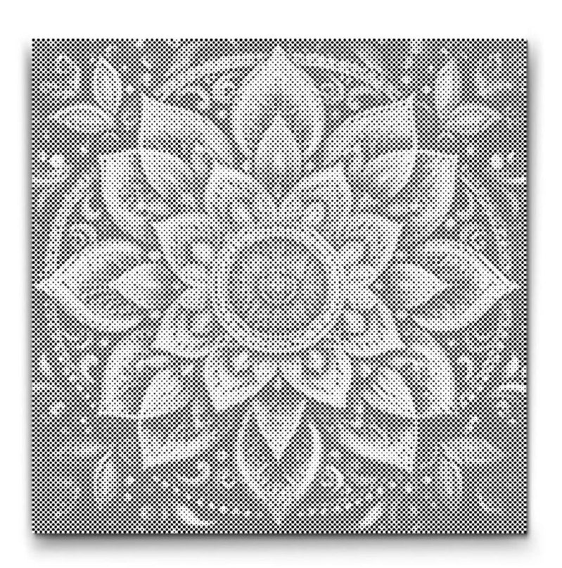 Modern Mandala Wall Art | Dot Painting Kit finished dot painting artwork