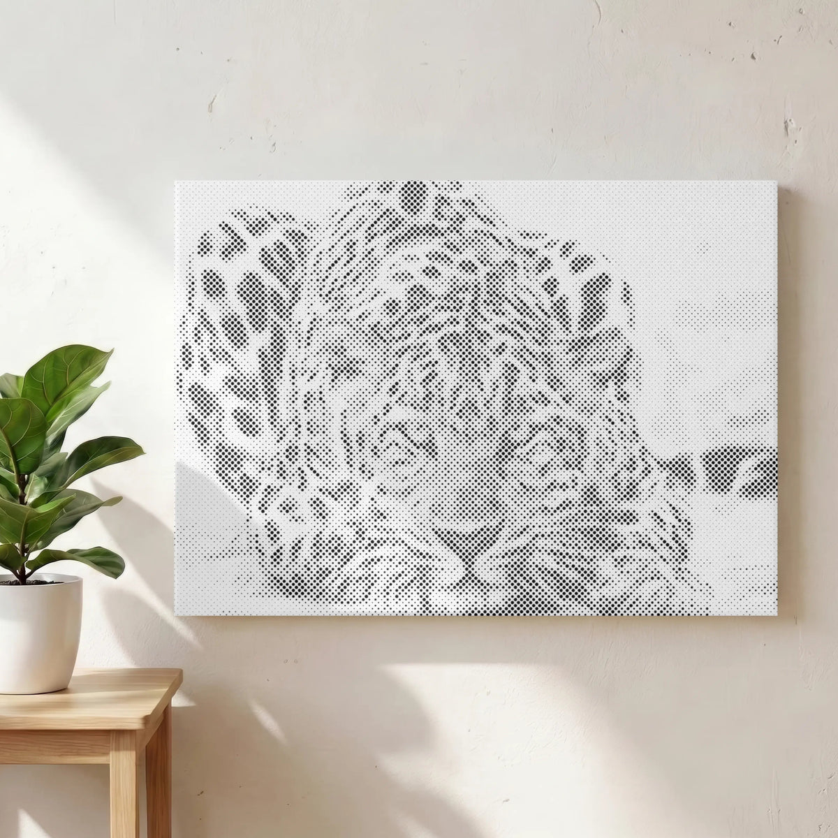 Panther Gaze | Dot Painting