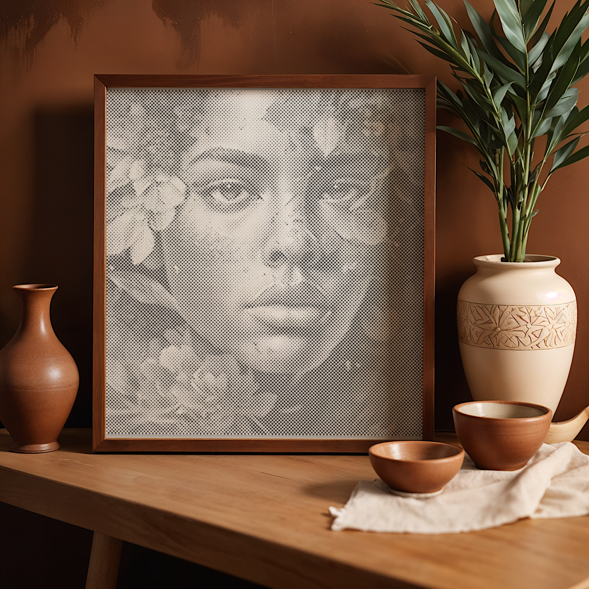 Sensual Woman | Dot Painting Kit finished dot painting artwork