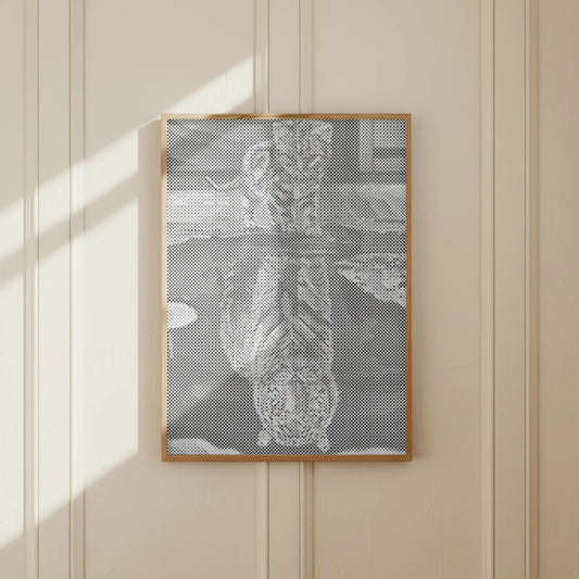 The Tiger Within dot painting kit