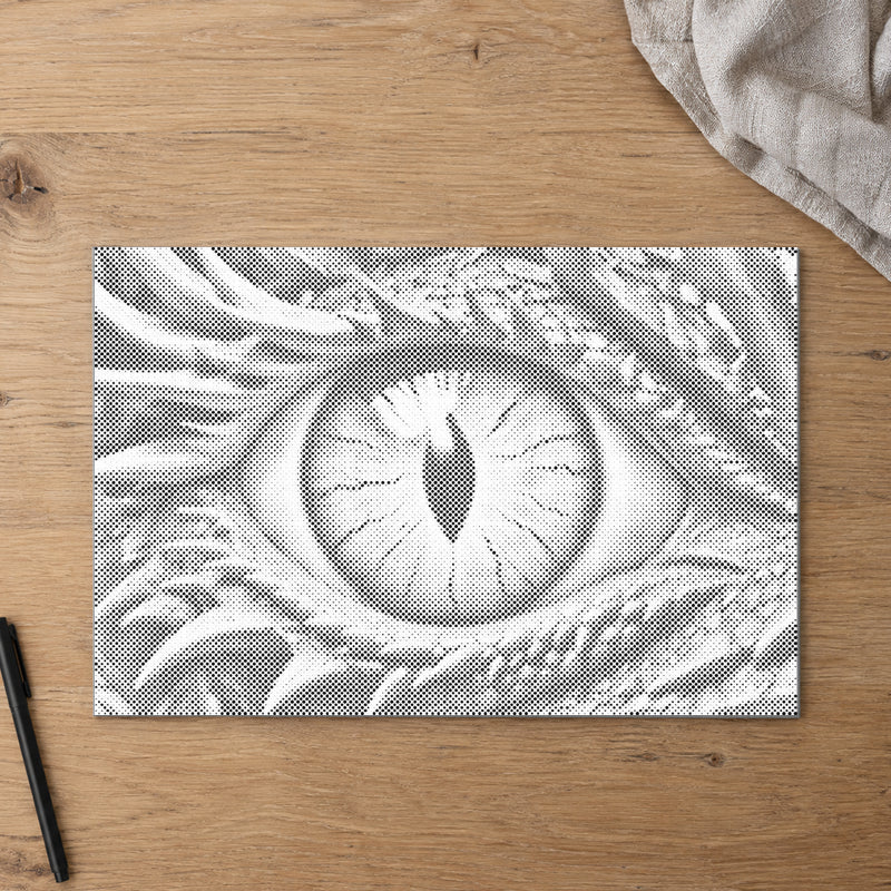 Dragon Eye | Dot Painting Kit finished dot painting artwork