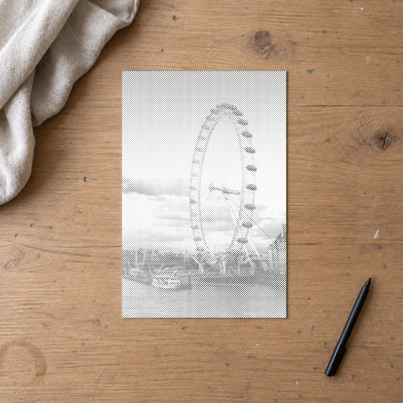 London Eye | Dot Painting Kit finished dot painting artwork
