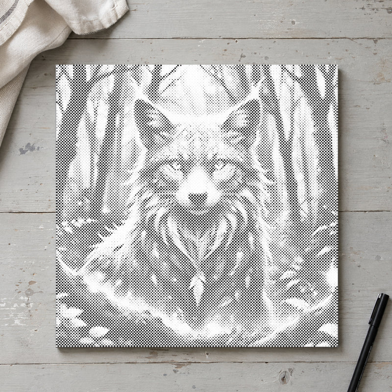 Magical Fox | Dot Painting Kit finished dot painting artwork