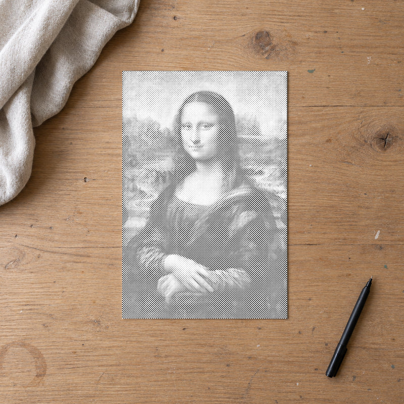 Mona Lisa by Leonardo da Vinci | Dot Painting Kit finished dot painting artwork